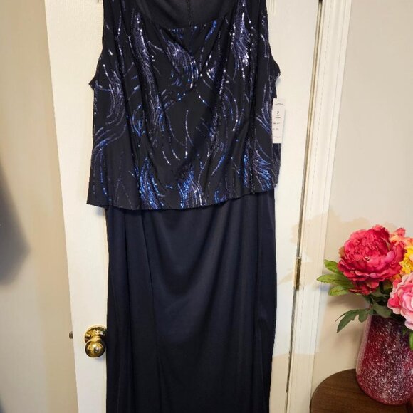 Alex Evening Navy 2-PC Garmet - NEW - Picture 5 of 8